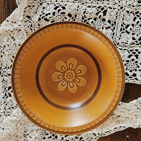 Vintage Empress Suzuka Stoneware Mosaic Brown Bowl By Haruta - Picture 1 of 6